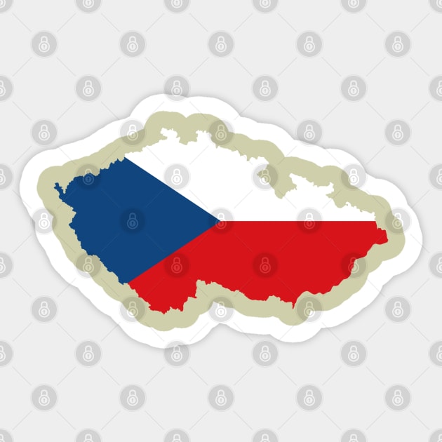 Czech Republic Map Sticker by Historia